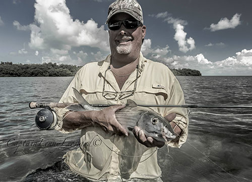 Key West flats fishing charters, Fly fishing